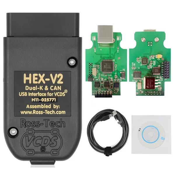 Multisproget VCDS 24.7 ATMEGA162 FT232 5054 Køretøjstester