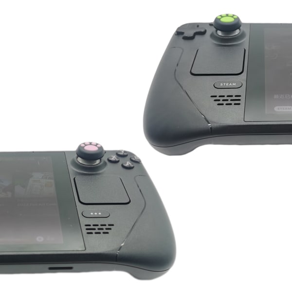 5-par Game Controller Søde Kattepote Joystick Beskyttere Silikone Joystick Hætter til Steam Deck