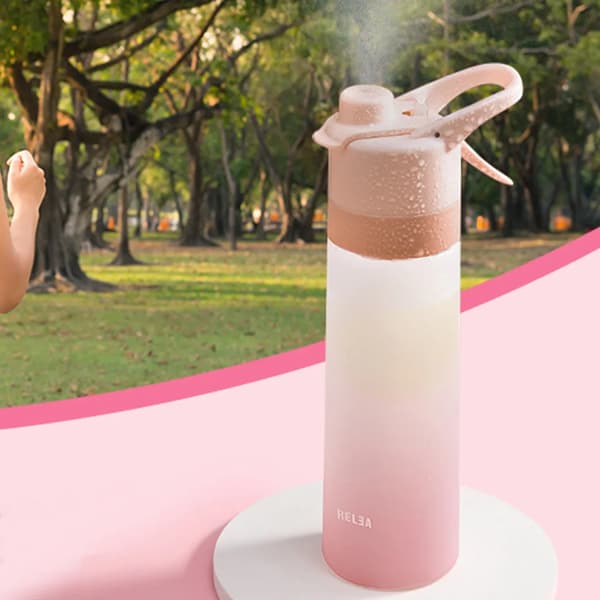 Suihkepullo, urheiluvesipullo, ulkoilu ja kuntoilu 650ml pinkki
