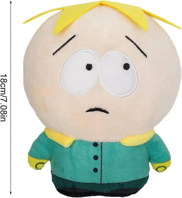 South Park plyslegetøj, 20 cm Kyle, Cartman, Kenny og Bart dukker, bløde og nuttede.