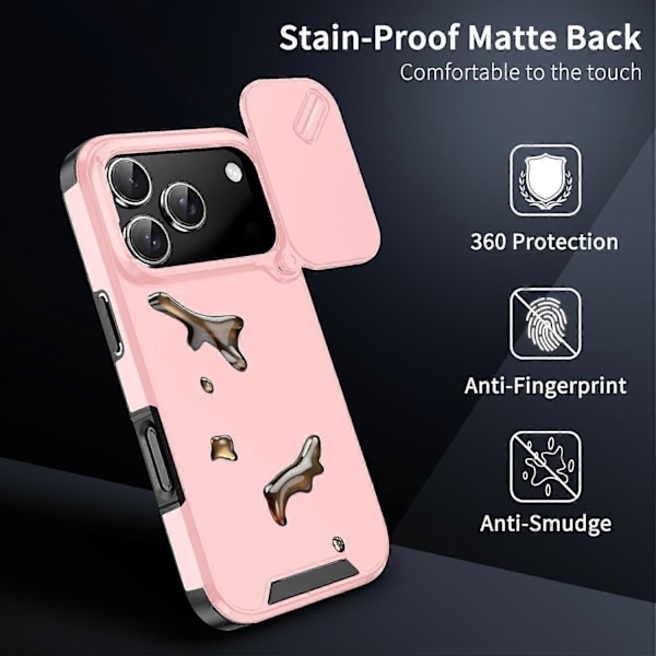 TPU + PC Telefonfodral - lingling} Pink iPhone 17 Pro