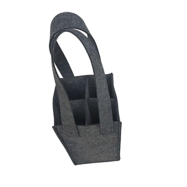 Pullopussit, ostoskassit, lahjapussit, juhlatuliaiset, ystävänpäivä, vuosipäivän pullonsuojukset dark gray and four