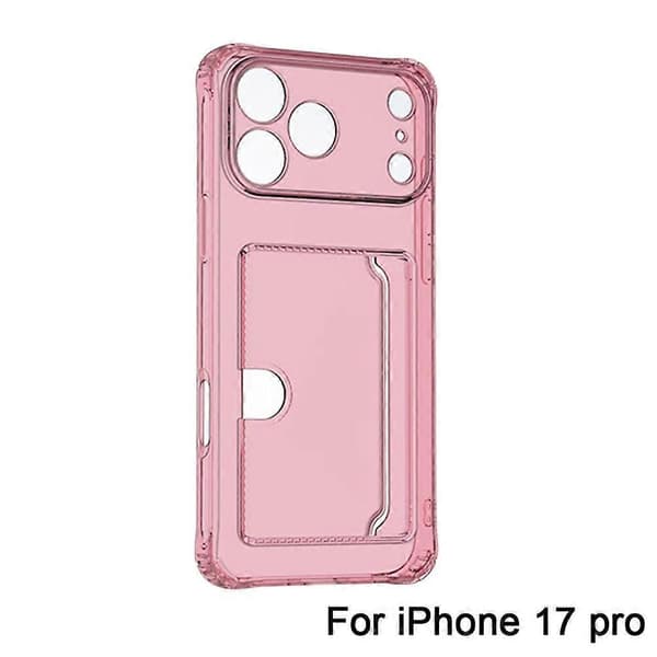 Kompatibel med IPhone 17 17 Pro 17Air 17 Pro Max Støtsikkert Deksel -lingling} Translucent powder iPhone 17 pro