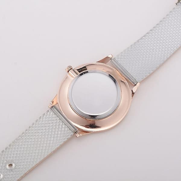 Bästsäljare Geneva Mode Quartz Klocka Herr Dam Mesh Rostfritt Stål Armband