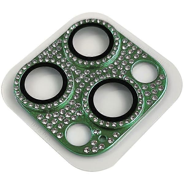 Kompatibel med iPhone 15 Pro Kameralinsskydd - lingling} Multicolor Green