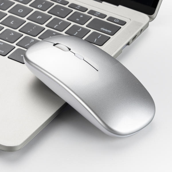 2.4G Trådløs Mus - Stille Optisk Datamus Silver