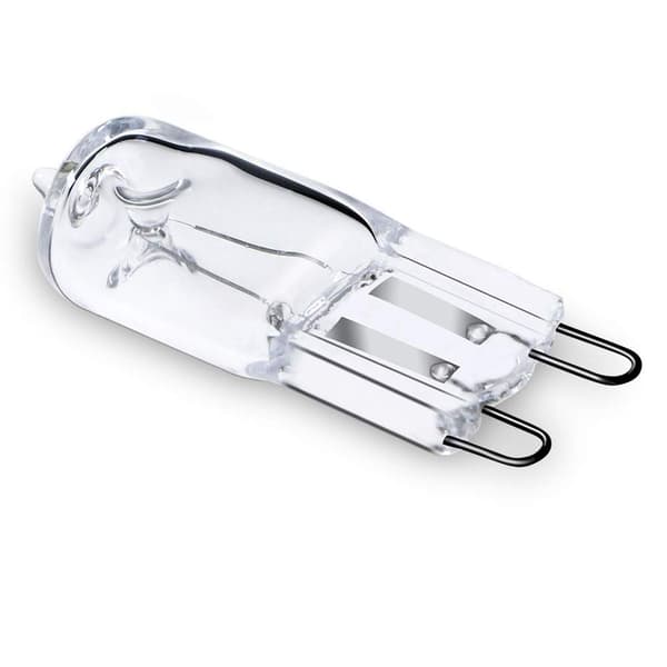 Varme G9 halogenpærer, 33 W (35 W), dæmpbare, varm hvid 2800 K (10-pak)