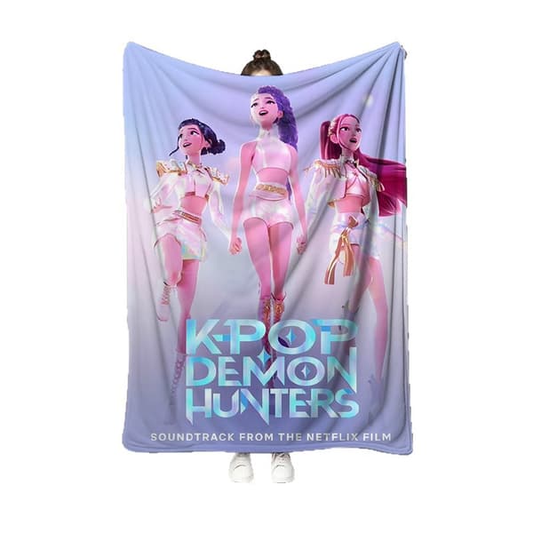 Kpop Devil Hunter Pigegruppe Filt/Patchwork 100x150