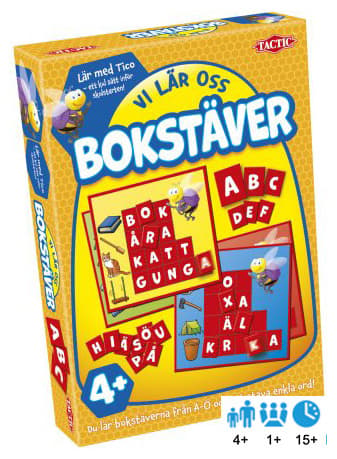 Spill/Barnespill - Vi lærer alfabetet single layer blue