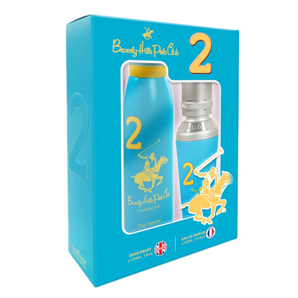 Beverly Hills Polo Club Kvinnor Eau de Parfum 100 ml + Deodorant