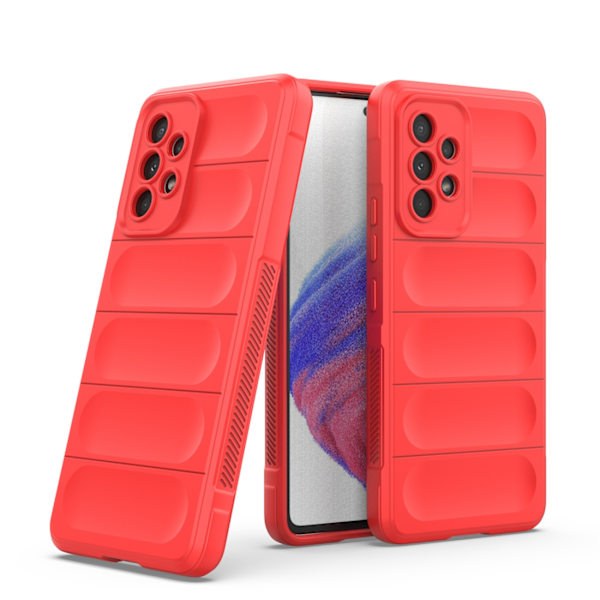 Röd Flexibel Pansarfodral för Samsung Galaxy A53 5G - Magic Shie