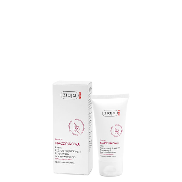 Ziaja Med/ Kärlvård Kur/ Lugnande & Upplyftande Kräm med SPF20/