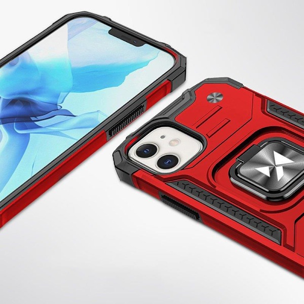 Wozinsky Stöttålig Ring Armor Skal för iPhone 14 med Magnetisk H