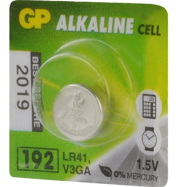 GP LR41/ AG3/ 192 Knappcellsbatteri