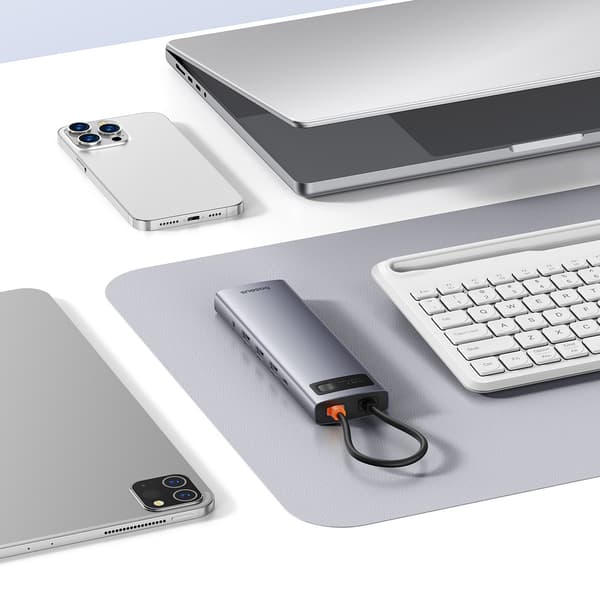 Baseus Metal Gleam 11-i-1 USB-C Hub: USB-C PD/ 3x USB-A 3.0/ USB