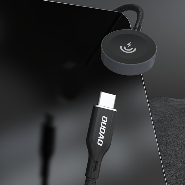 Dudao A12C Trådlös Laddare för Apple Watch 1/2m - Svart