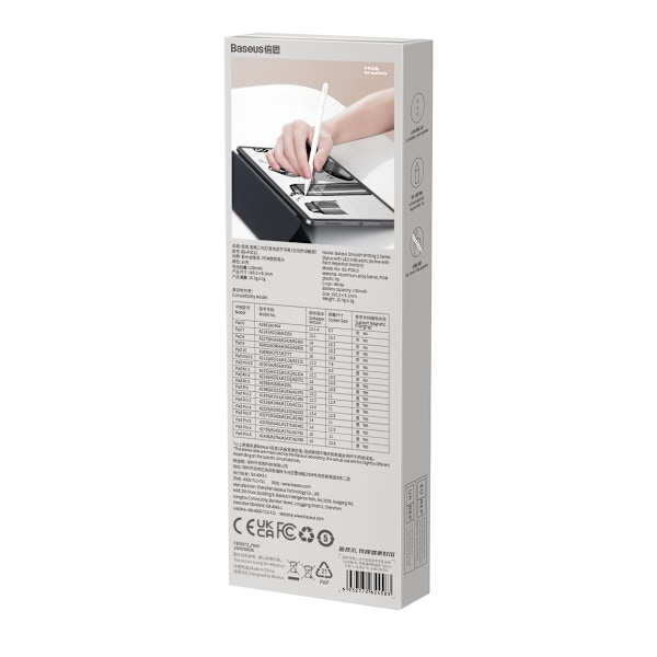 Baseus Smooth Writing 2 SXBC060202 Aktiv Styluspenna för iPad -