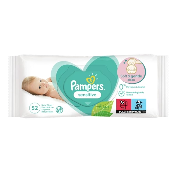 Pampers Sensitive Blöjor/ 52-p pack - För extra känslig hud