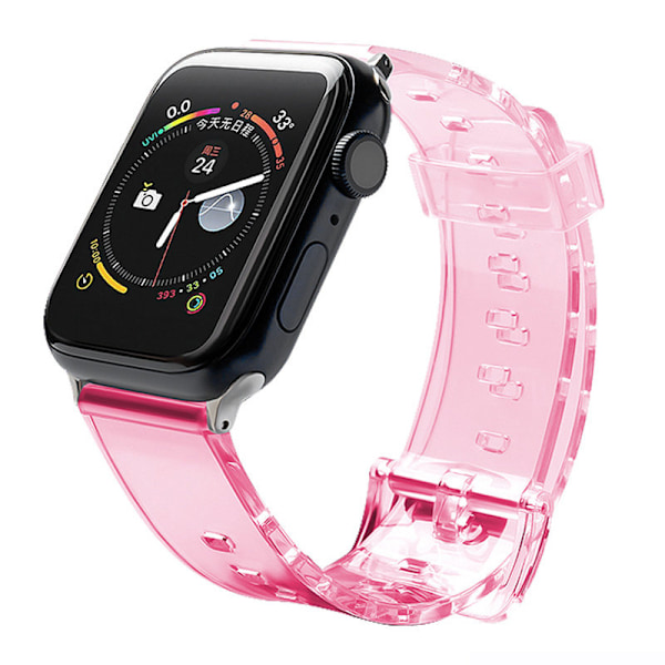 Silikonarmband för Watch 6/5/4/3/2 (44mm/42mm) – Röd/ flexibel s