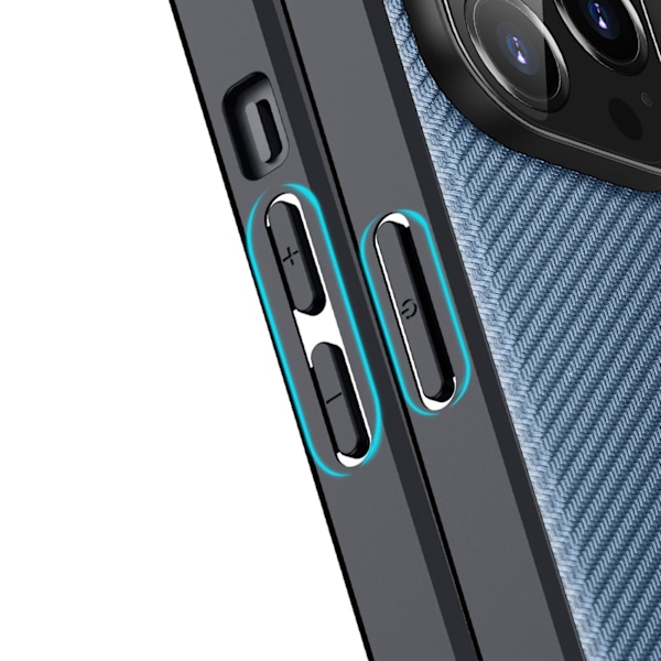 Dux Ducis Fino nylonfodral för iPhone 14 Pro Max - Blå