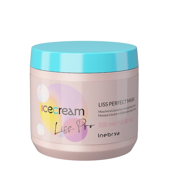 Inebrya Iskräm Liss-Pro Mask för Silkigt och Vackert Hår/ 500ml
