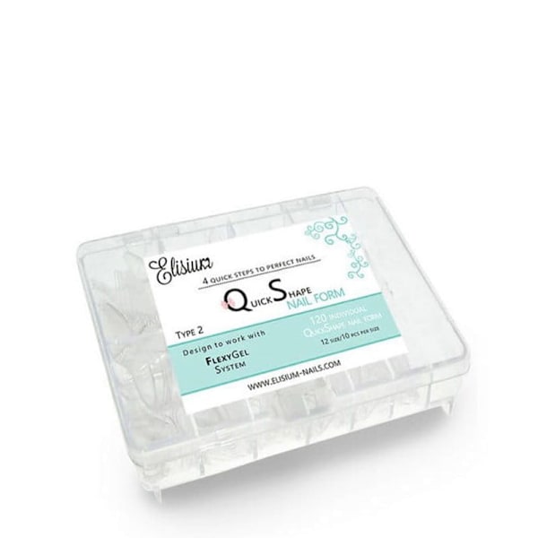 Elisium Snabbform Nagelförlängning/ 120 stycken