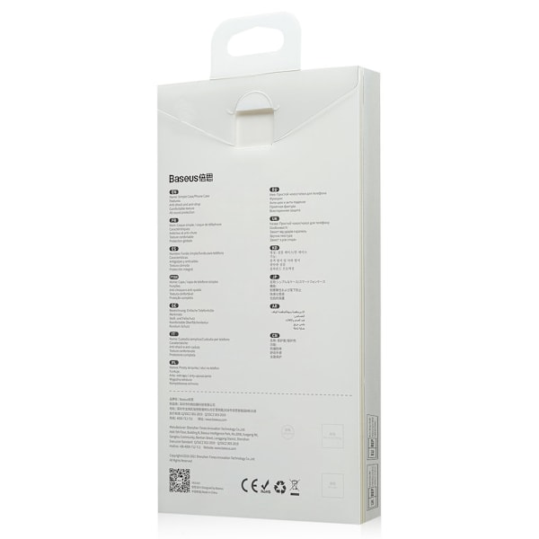 Baseus Satin Glasfodral för iPhone 13 Pro Max - Styvt Allsidigt