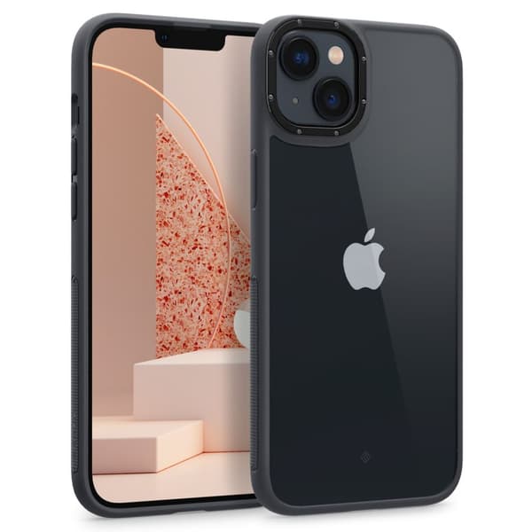 Skyddande Caseology Skyfall-fodral för iPhone 14 Plus - matt sva