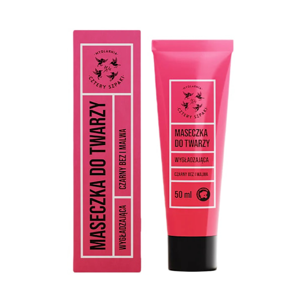Utslätande ansiktsmask med Fläder och Malva/ 50ml - Mydlarnia Cz