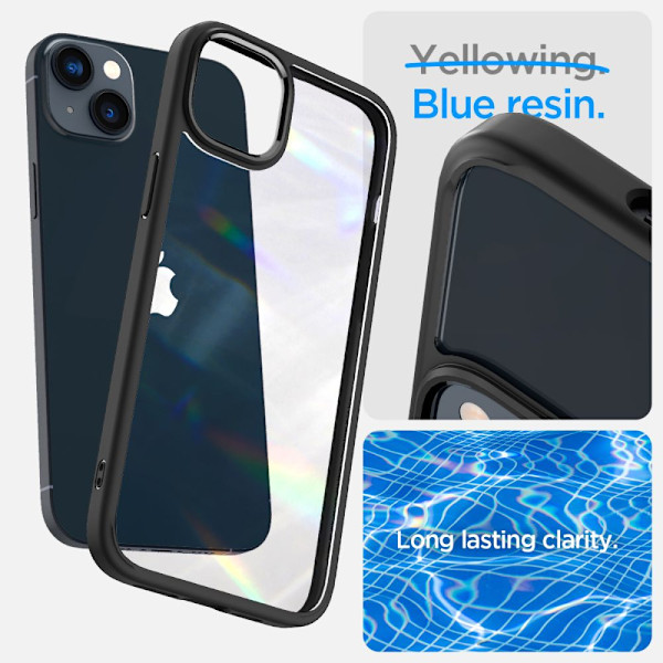 Spigen Ultra Hybrid Skal för iPhone 14 - Svart Matt