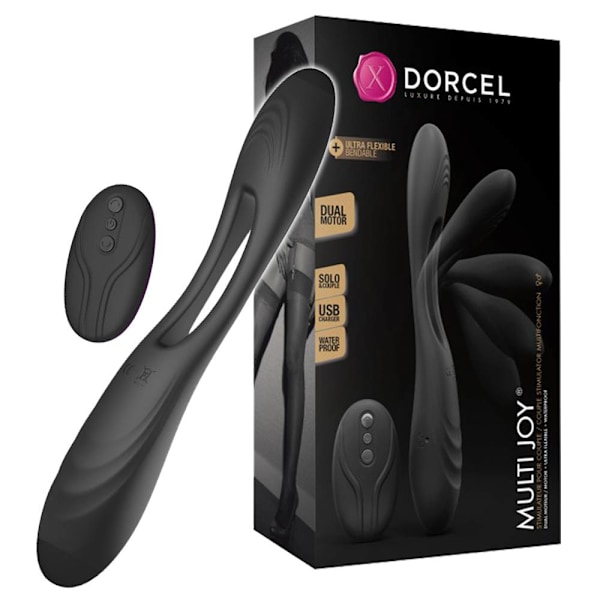 Marc Dorcel Multi Joy Vibrator Multifunktionell för Par Svart