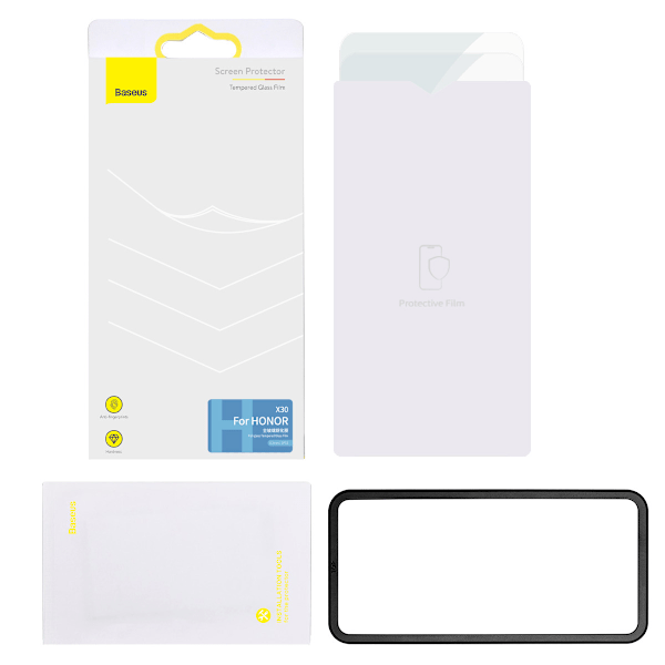 Baseus härdat glas HONOR X30 0/3mm klart (2-pack) (SGBL024302)