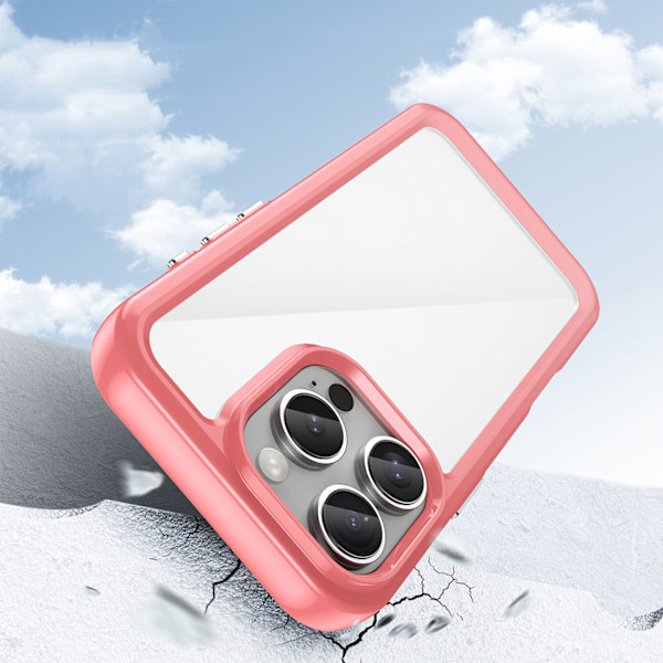 Skyddsfodral Outer Space Gelram iPhone 16 Pro – röd