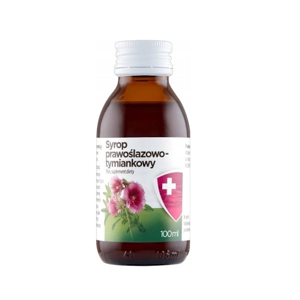 Växtbaserad Sköldsyrop med Malva & Timjan/ 100 ml