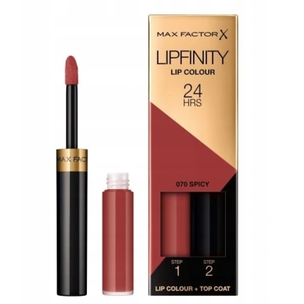 Max Factor Långvarig Läppfärg Dual-Action 070 Spicy