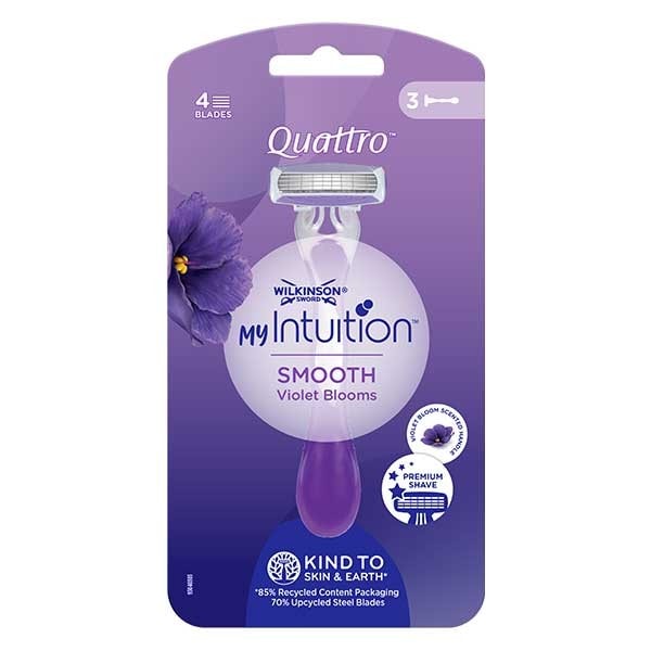 Wilkinson My Intuition Quattro Smooth Violet Bloom Engångsrakhyv