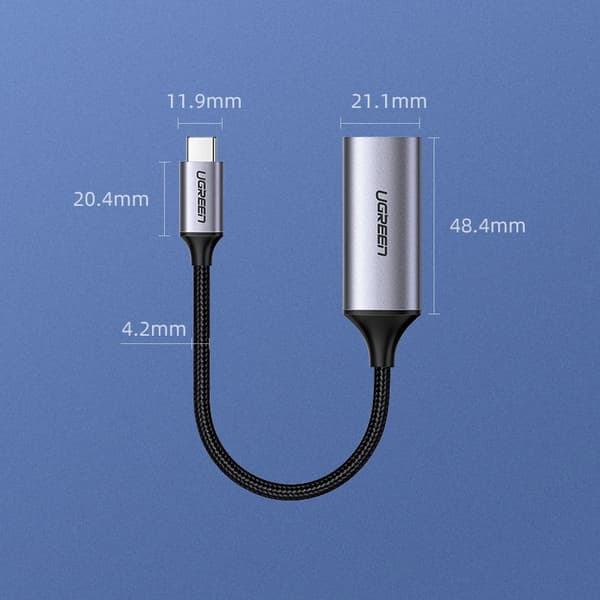 Ugreen USB-C till HDMI 2.0 Adapter 4K@60Hz Thunderbolt 3 för Mac