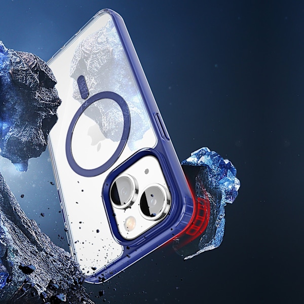 Dux Ducis Clin2 magnetiskt fodral för iPhone 14 med MagSafe/ blå