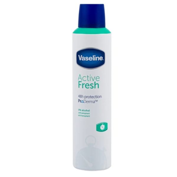 Vaseline Frisk Aktiv Deodorant 250 ml - Långvarigt skydd mot obe