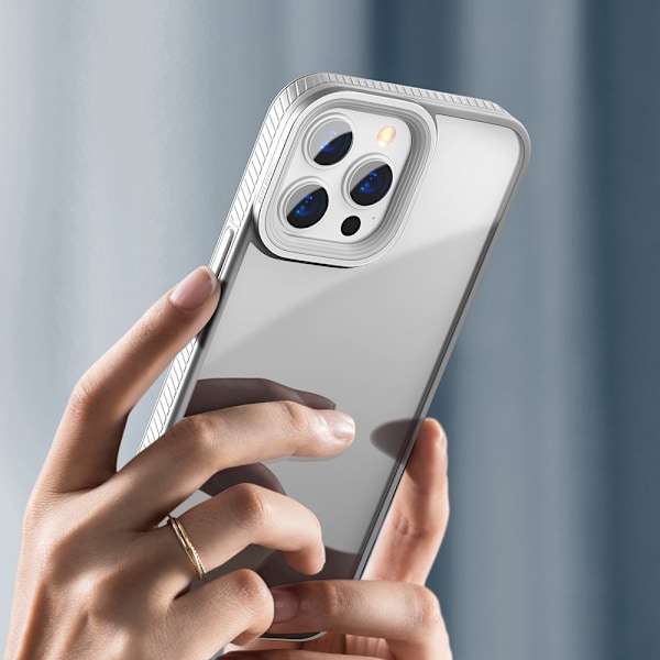 Baseus Crystal Skyddsfodral för iPhone 13 Pro med Gelram Grå (AR