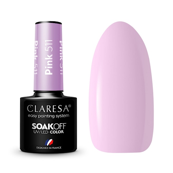 Claresa UV/LED Hybridlack 511 i Rosa/ 5g