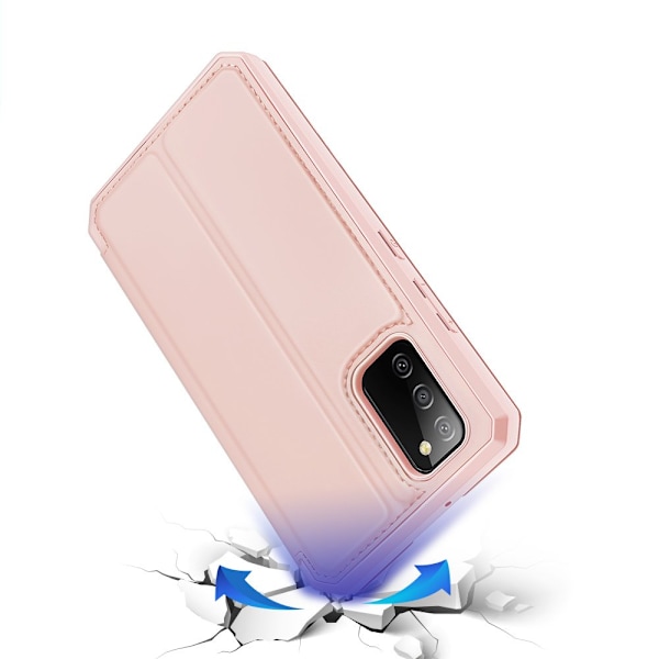DUX DUCIS Skin X Plånboksfodral för Samsung Galaxy A02s EU - Ros