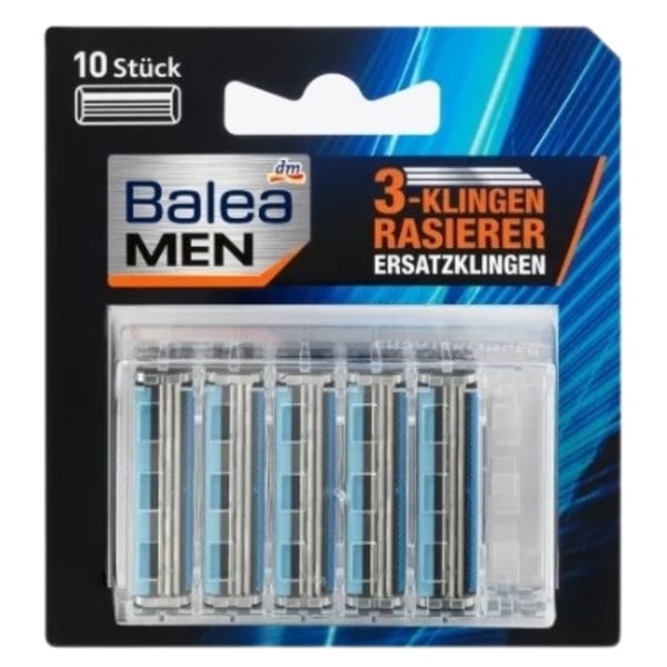 Balea MÄN/ Bladpatroner med 3 blad/ 10 stycken