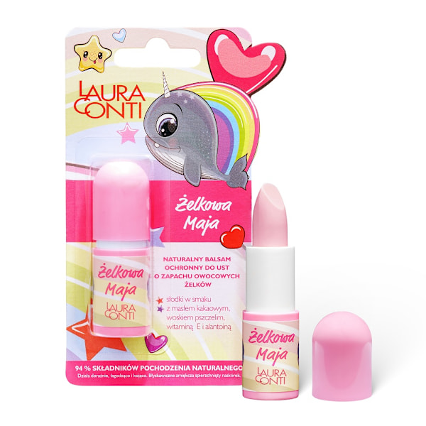 Laura Conti - Skyddande Läppbalsam med Fruktgelédoft/ 3.8g