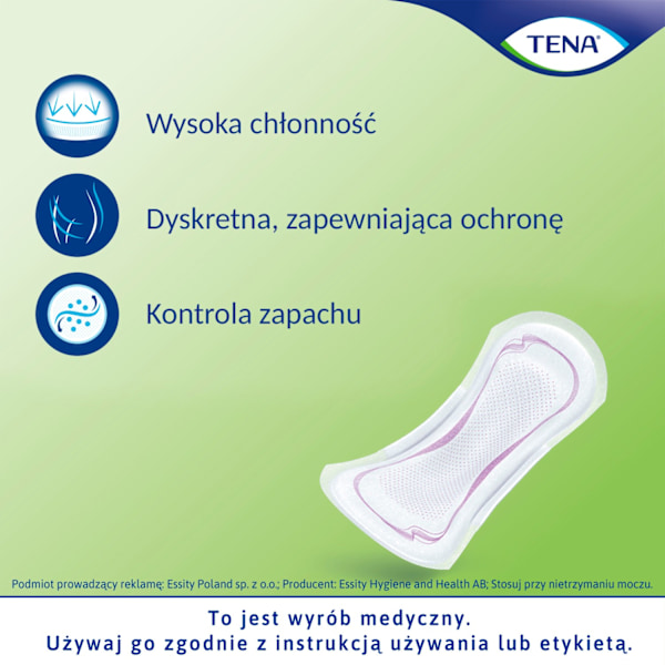 Tena Lady Anatomiska Inlägg/ Normal/ 30-Pack