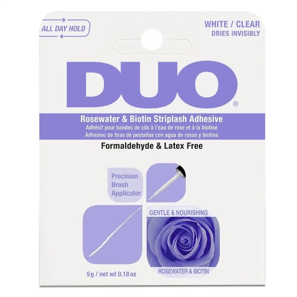Ardell Duo Rosenblomma & Biotin Striplash Adhesive Tranparent/ 5