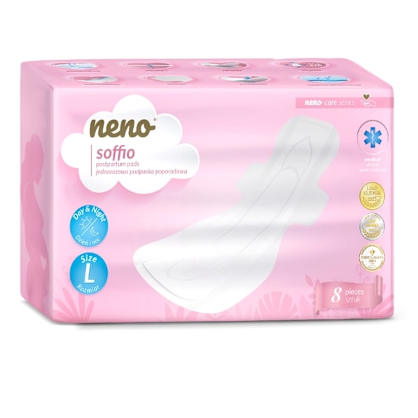 Neno Soffio Engångsbindor för Efterfödsel/ 8 stycken