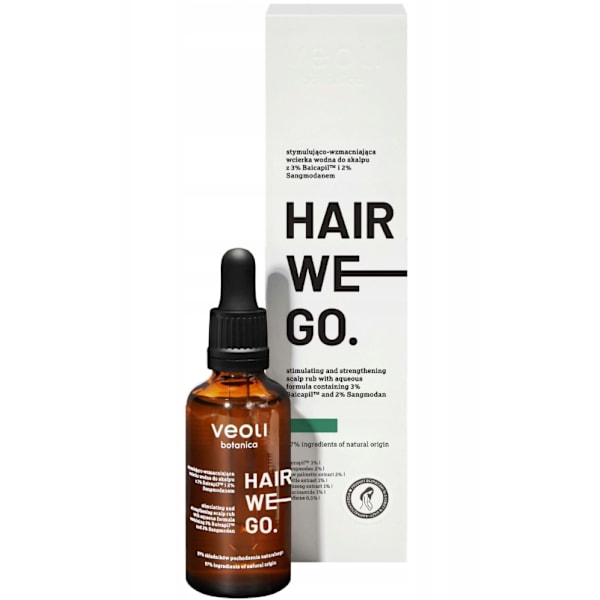 Veoli Botanica Hair We Go Stärkande Stimulerande Vattenspray för