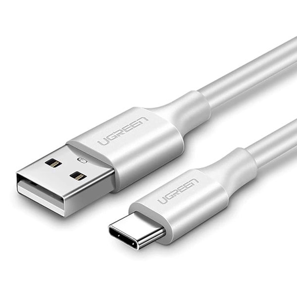 Ugreen US287 USB-A till USB-C Kabel 3A 1m - Vit