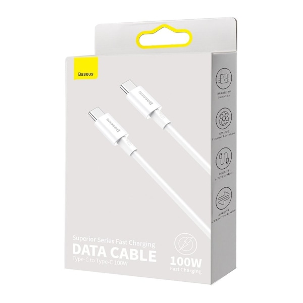 Baseus CATYS-C02 USB-C till USB-C Kabel - 100W PD QC FCP/ 5A/ 2m